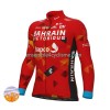 Maillot Cyclisme Hiver Thermal Fleece 2022 Team Bahrain Victorious N001